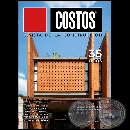 COSTOS Revista de la Construcción - Nº 323 - AGOSTO 2022